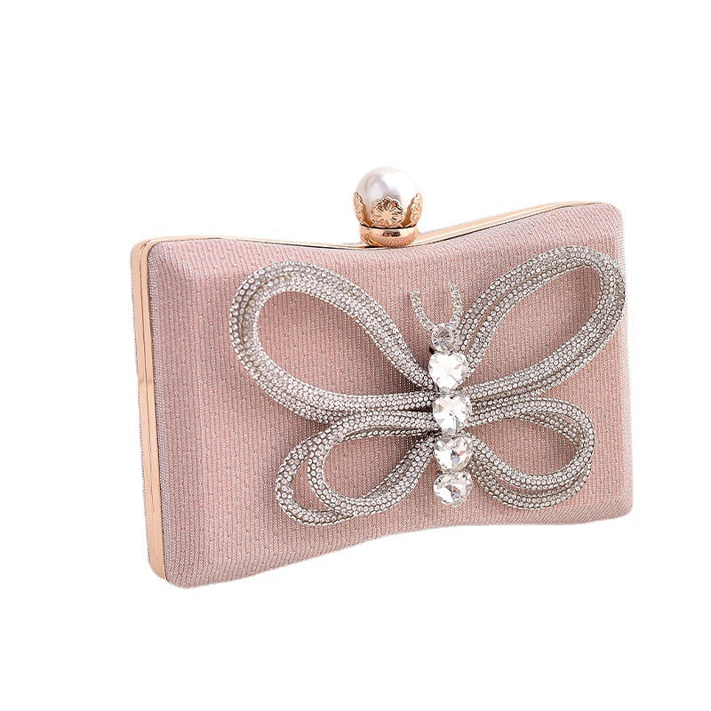 Black Butterfly Elegant Party Handbag