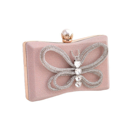 Black Butterfly Elegant Party Handbag