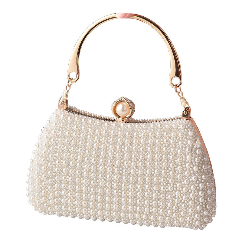 Elegant Pearl Evening Clutch Bag for Parties