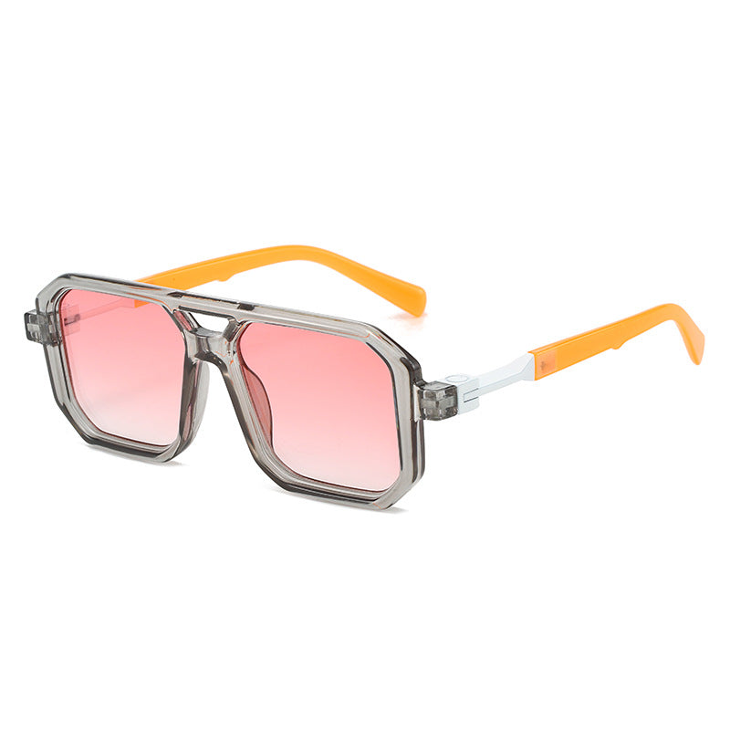 Square Sunglasses Retro Stylish Pilot Shades UV400 Protection