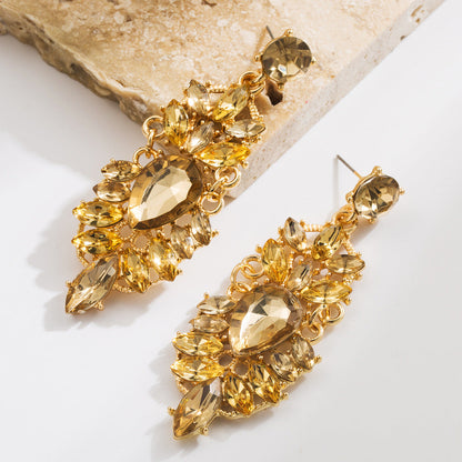 Vintage Water Drop Statement Earrings for Women
