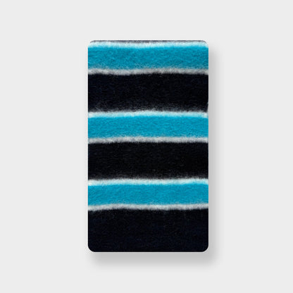 Striped Wool Blend Scarf Soft Cozy Neck Warmer