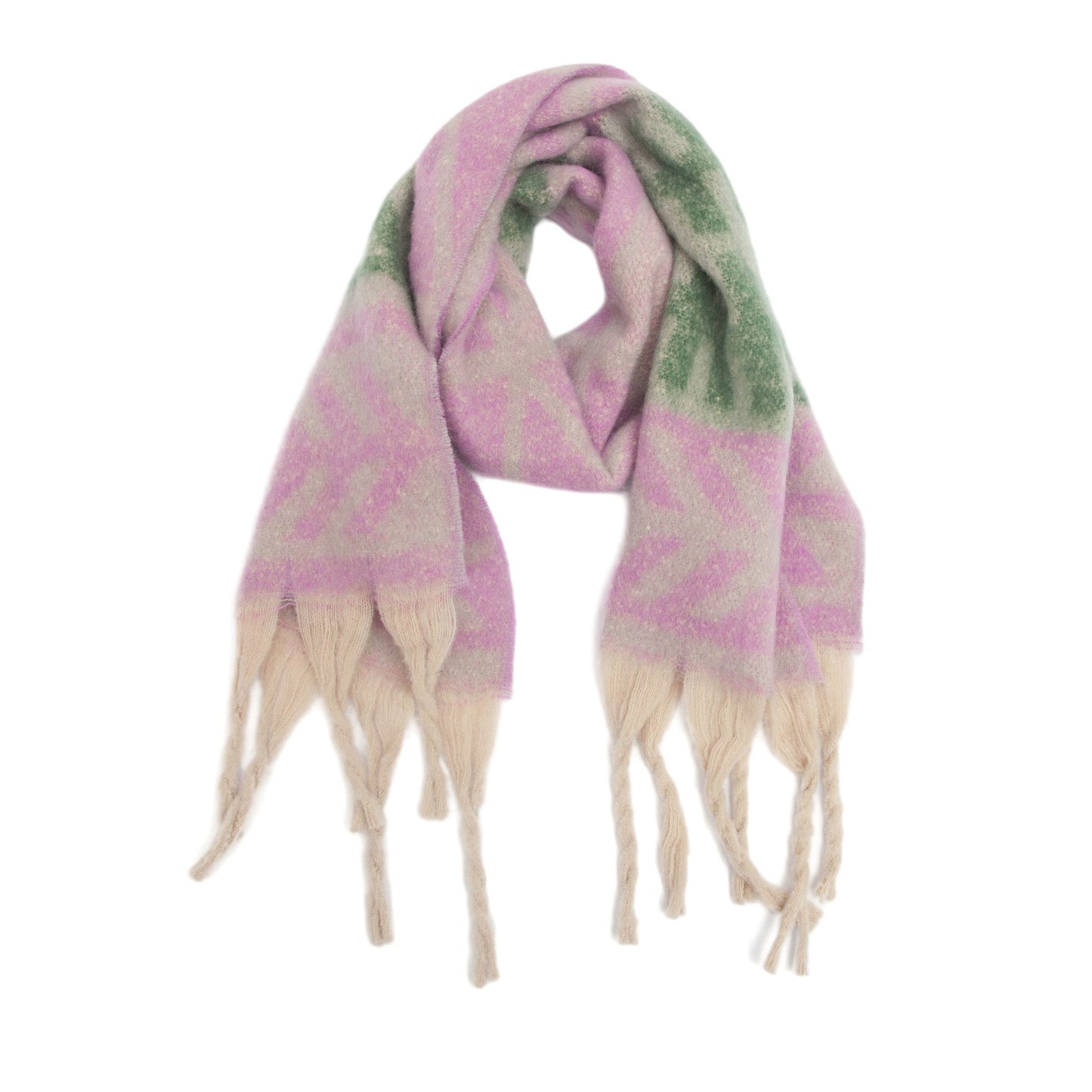 Contrast Color Print Tassel