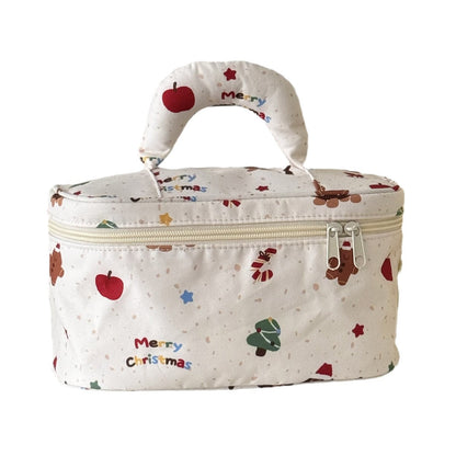 Cute Bear Print Large Capacity Makeup Bag