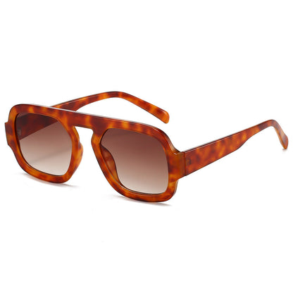 Pilot Sunglasses Stylish Oval Frame UV400 Protection