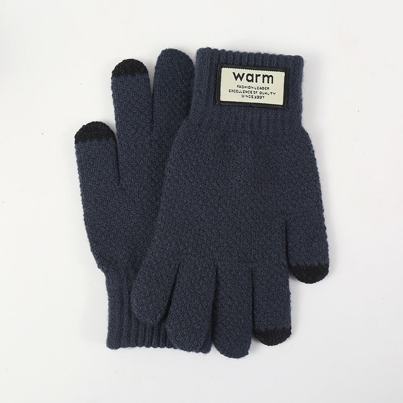 Winter Warm Knitted Touchscreen Gloves for Women