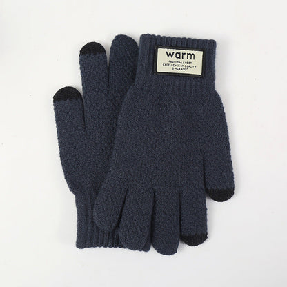 Winter Warm Knitted Touchscreen Gloves for Women