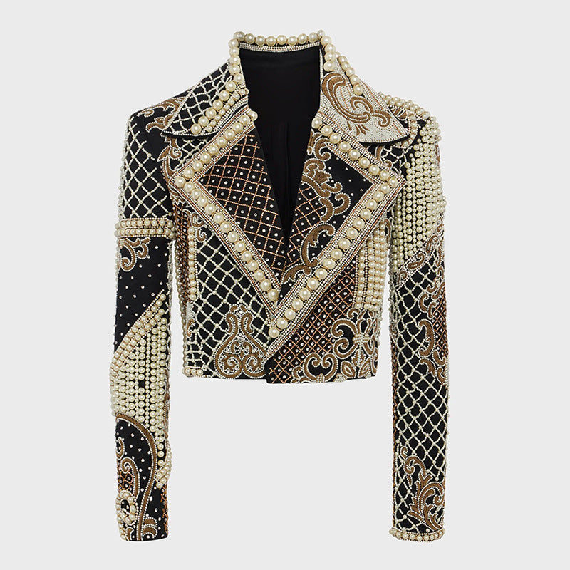 Stylish Embroidered Short Jacket