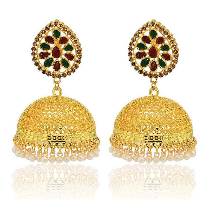 Gold Pearl Earrings