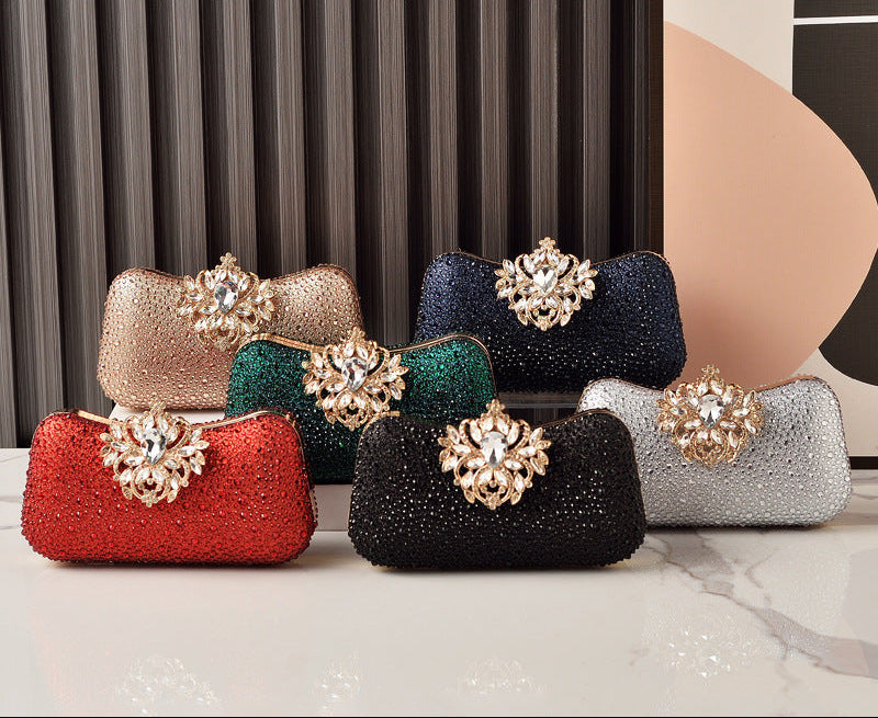 Luxury Rhinestone Evening Clutch Bag for Women