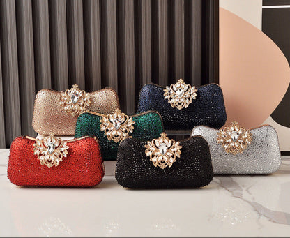 Luxury Rhinestone Evening Clutch Bag for Women