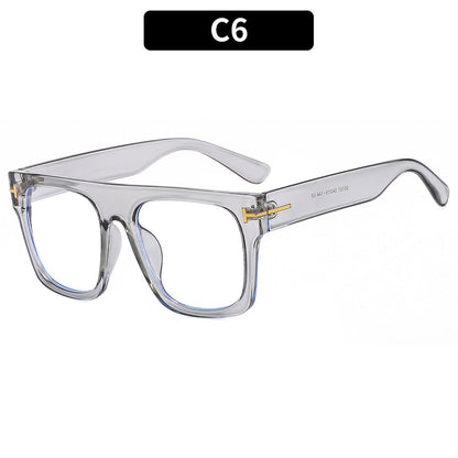 Trendy Large Frame Anti-Blue Light Glasses for Men and Women
