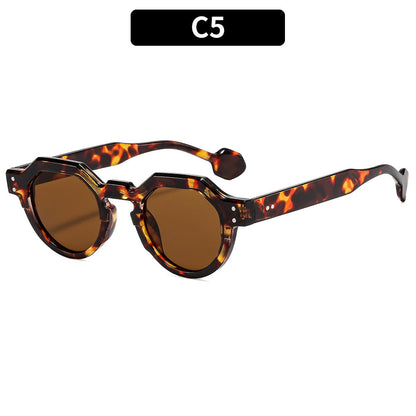 Casual Polygon Sunglasses Fashionable Unisex UV400 Protection