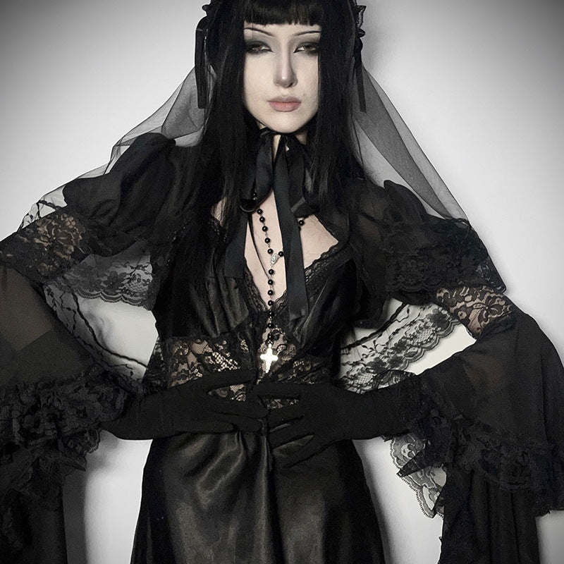 Chic Black Chiffon Kimono Cardigan Elegant Casual Summer Wear