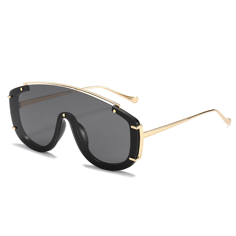 Trendy Oversized Colorful Retro Sunglasses