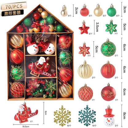 House Painting Christmas Plating Package Christmas Tree Ornaments Christmas Ball Set