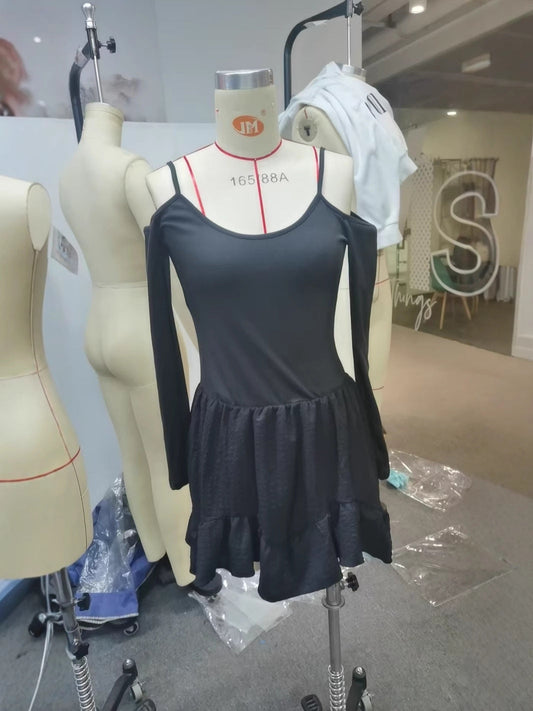 Retro Western Style Casual Long Sleeve Dress