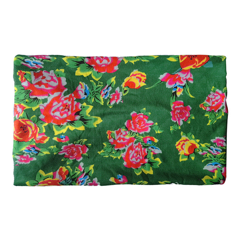 Big Flower New 15Cm Wide Stretch Ultra-Wide Hair Band, Yoga Exercise, Face Washing And Sweat Absorption