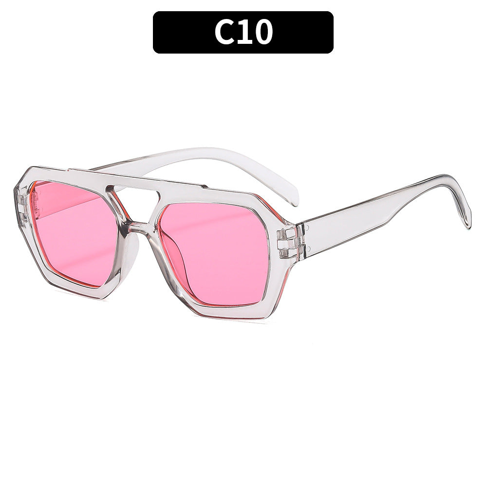 Trendy Pilot Sunglasses with UV400 Protection