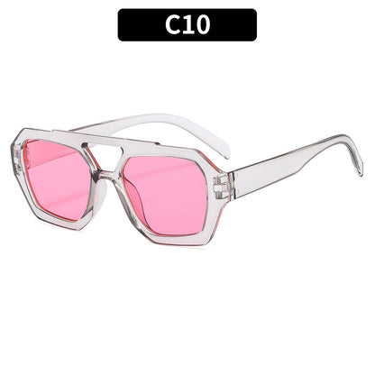 Trendy Pilot Sunglasses with UV400 Protection