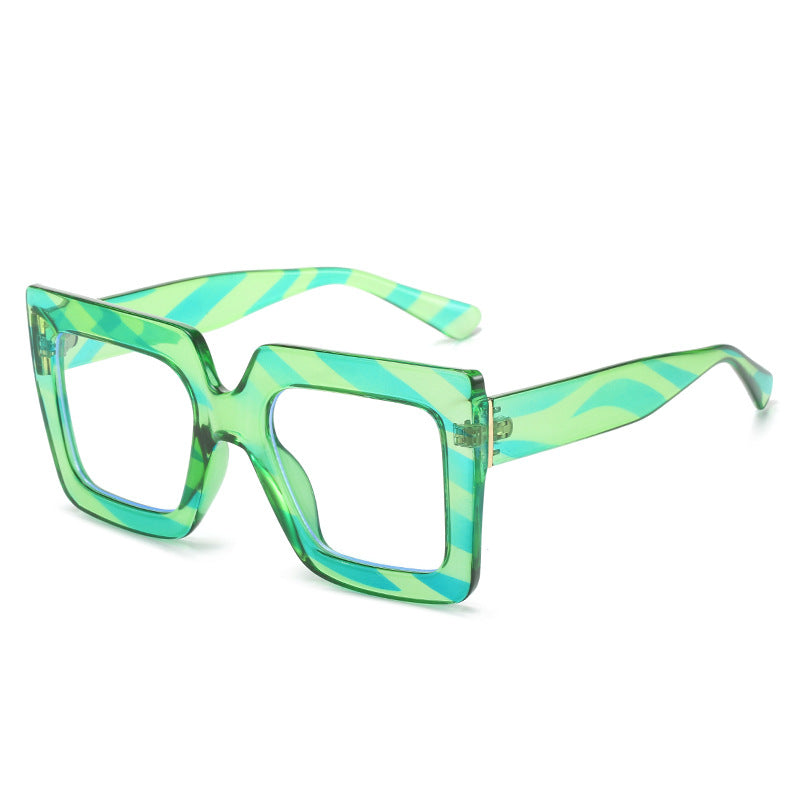 Fashionable Large Frame Blue Light Blocking Glasses for Women