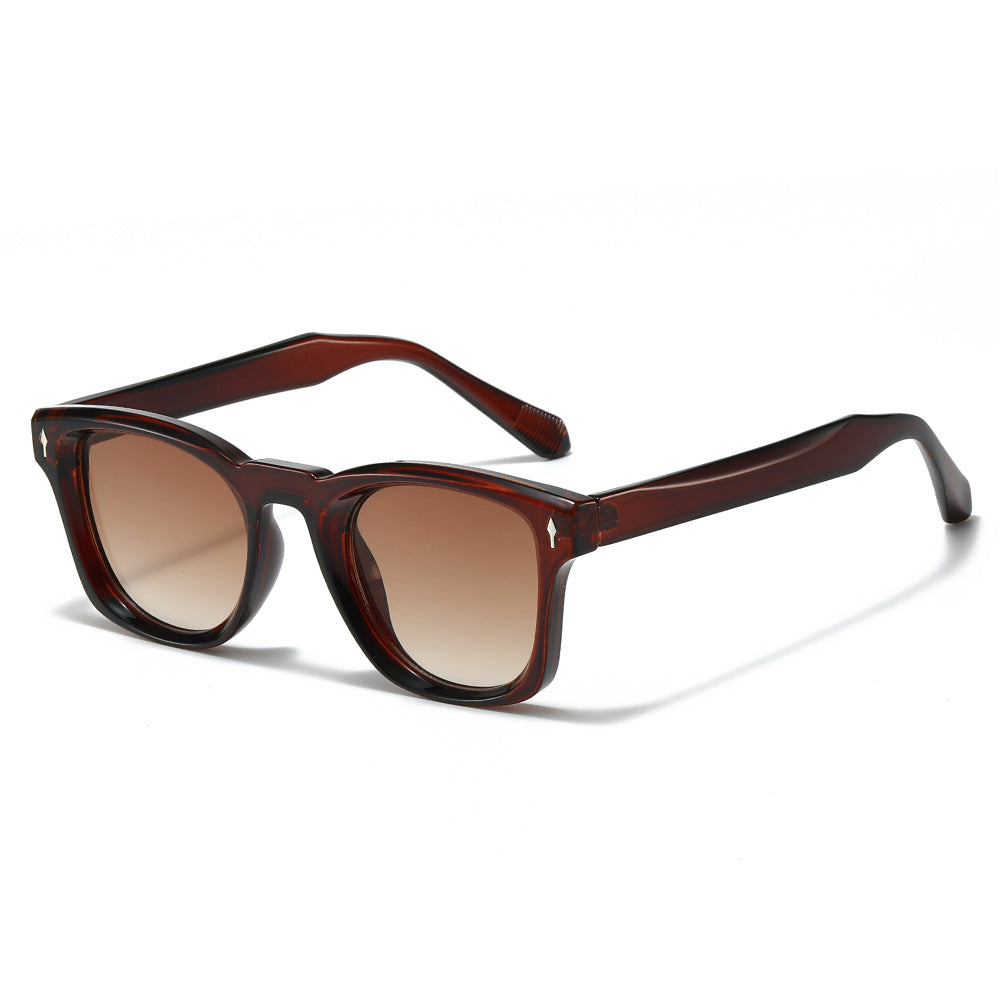Stylish Square Sunglasses with Bullet Design for Men and Women