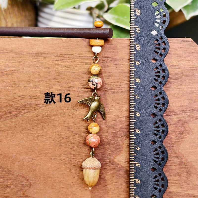 Vintage Leaf Hairpin Handmade Alloy Hair Accessories