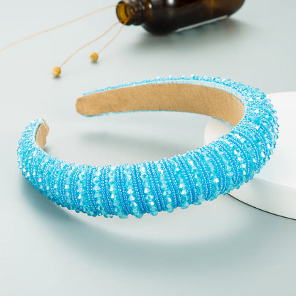 Handcrafted Beaded Headband Stylish Daily Hair Accessory