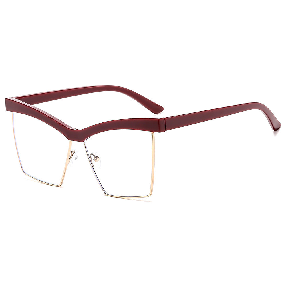 Fashionable Blue Light Blocking Rectangle Glasses for Adults