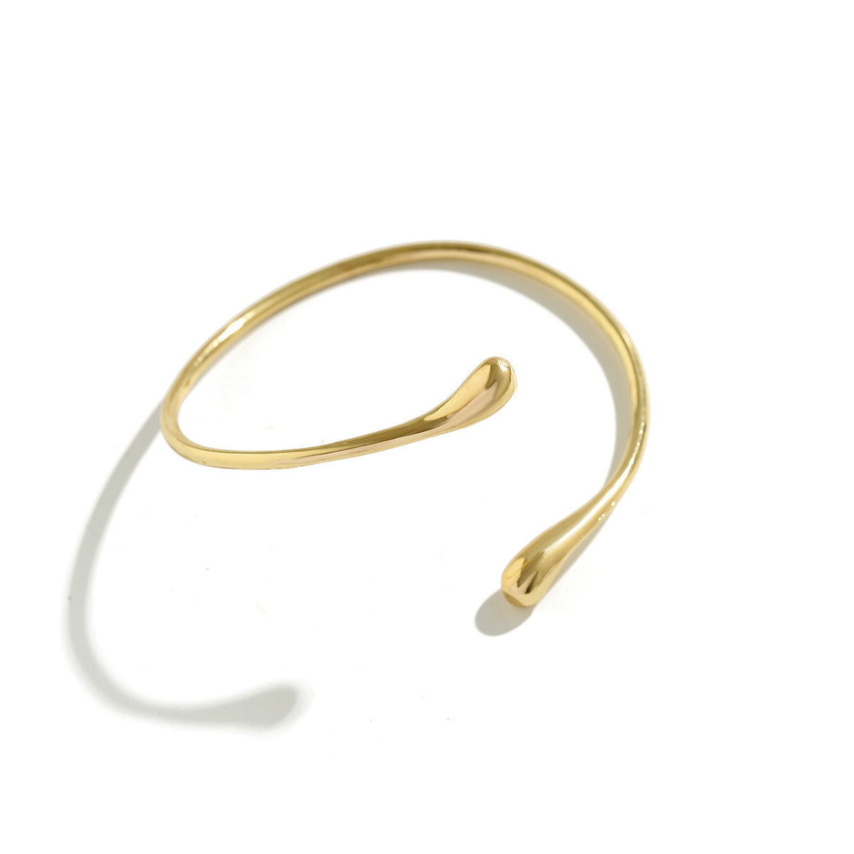 Lava-Inspired Open Arm Chain Fashion Bracelet For Women