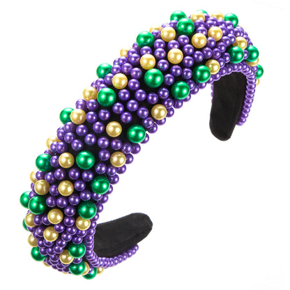 Baroque Pearl Headband Handmade Cute Hair Accessory