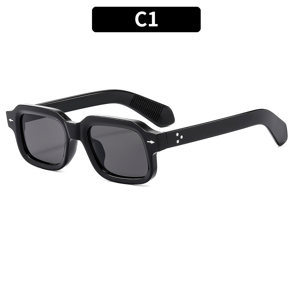 Fashionable Square Arrow Sunglasses Trendy Retro Unisex Shades