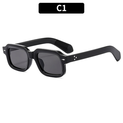 Fashionable Square Arrow Sunglasses Trendy Retro Unisex Shades