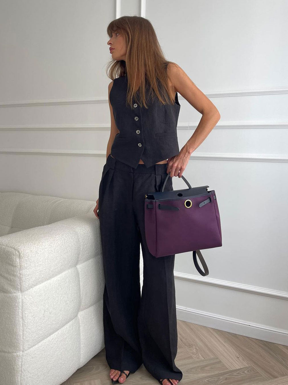 Casual Sleeveless Vest and Pants Set Comfortable Women’s Outfit