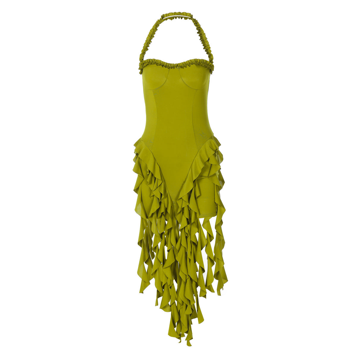 New Sexy Halter Neck Sleeveless Backless Bodycon Dress