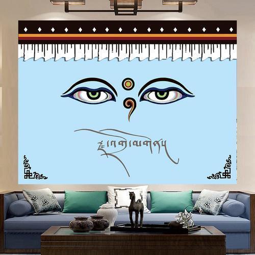 Tibetan National Culture Eye Traditional Thangka Tapestry