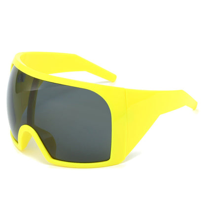 Futuristic Wraparound Sunglasses for Men and Women