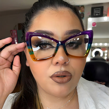 Fashionable Cat-Eye Blue Light Blocking Glasses for Women