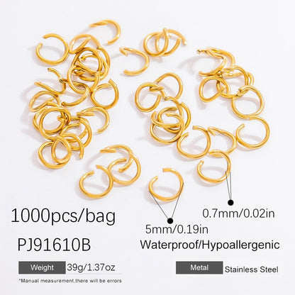 DIY Stainless Steel Open Jump Rings Jewelry Accessories