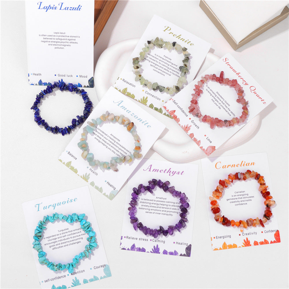 Vintage Irregular Stone Beaded Bracelet