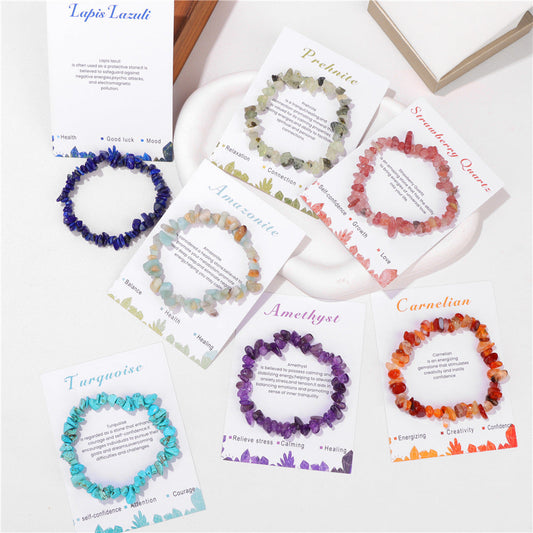 Vintage Irregular Stone Beaded Bracelet