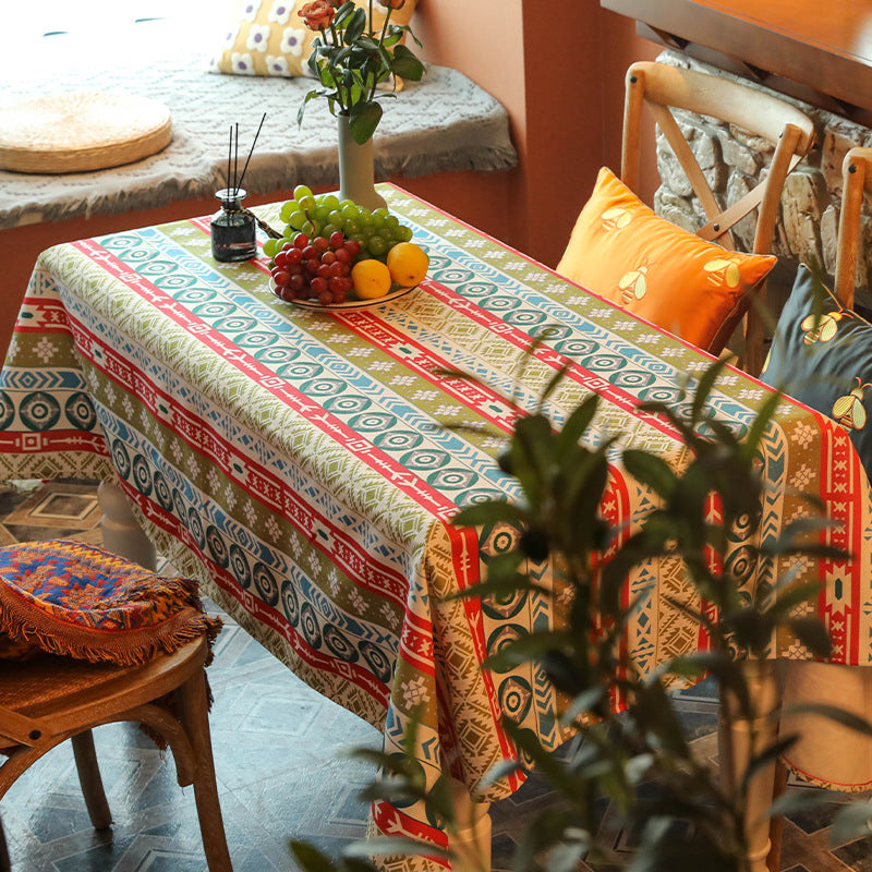Tablecloth Bohemian Ethnic Style Coffee Tablecloth