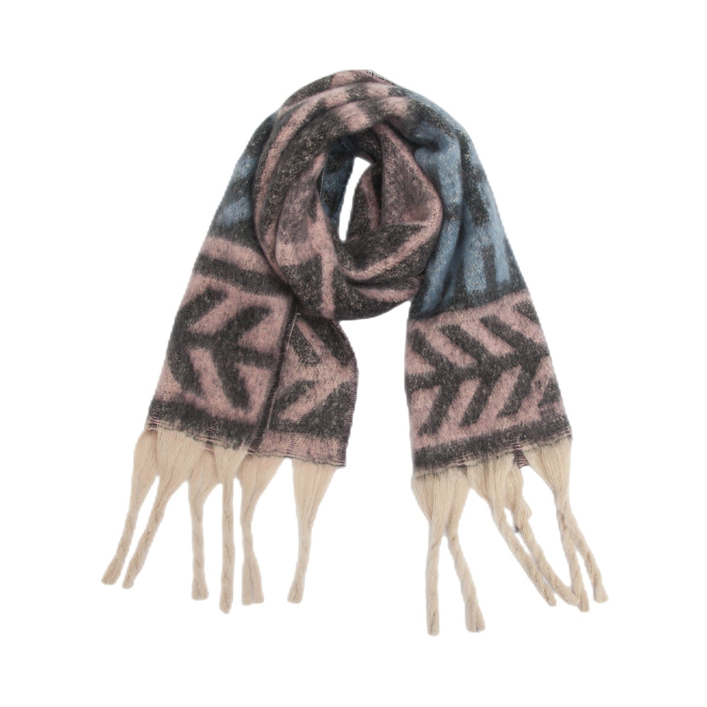 Contrast Color Print Tassel