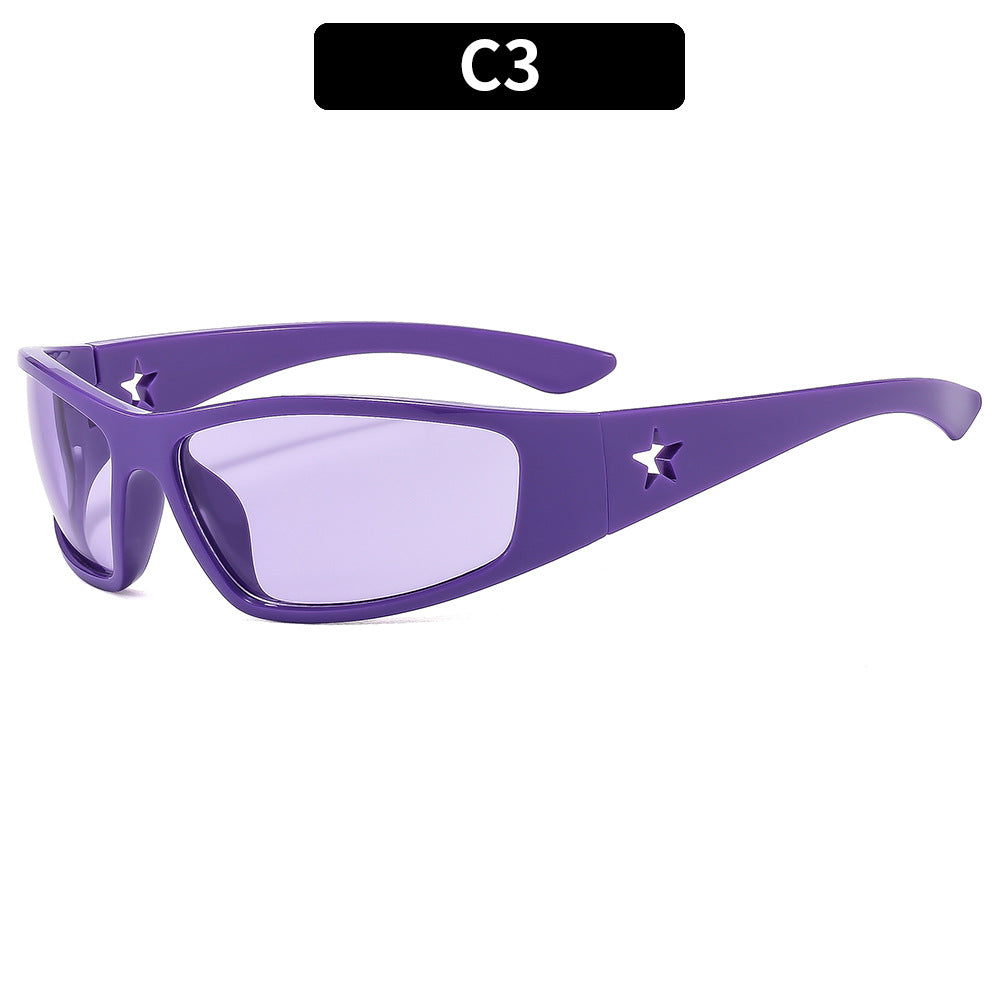 Trendy Y2K Styled Sunglasses Outdoor Futuristic Shades