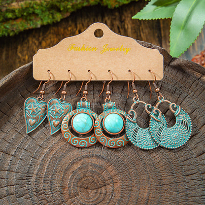 Bohemian Tassel Earrings Vintage Metal