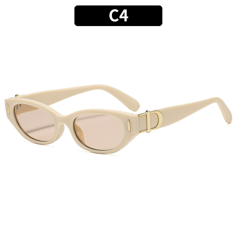 Trendy Retro Cat Eye Sunglasses UV400 Protection