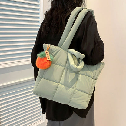 New Large Capacity Nylon Tote Bag Stylish Casual Handbag