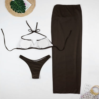 Starfish Halter Bikini Bottom with Cover