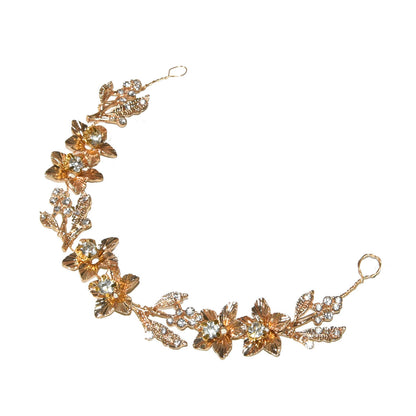 Bridal Wedding Handmade Hair Chain Headband Accessory