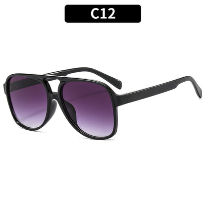 Trendy Retro Square Sunglasses with UV400 Protection